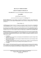 ZBA25-12MW Notice of Passage